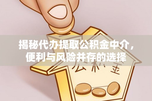 巩义揭秘代办提取公积金中介，便利与风险并存的选择