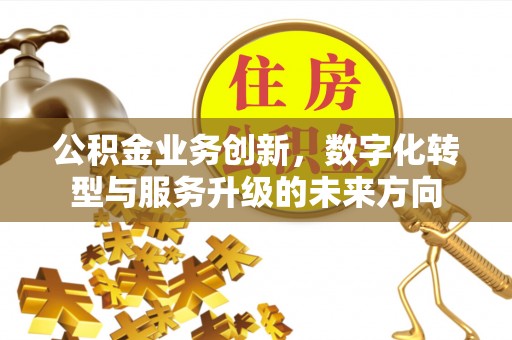 巩义公积金业务创新，数字化转型与服务升级的未来方向