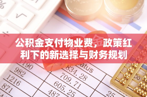 巩义公积金支付物业费，政策红利下的新选择与财务规划