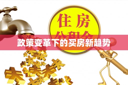 巩义政策变革下的买房新趋势