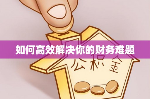 巩义如何高效解决你的财务难题