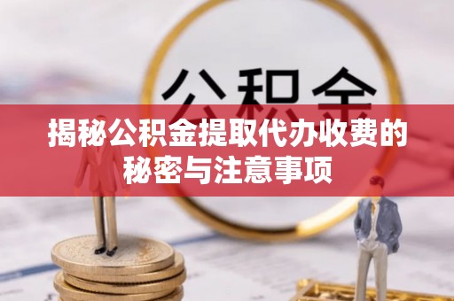 巩义揭秘公积金提取代办收费的秘密与注意事项
