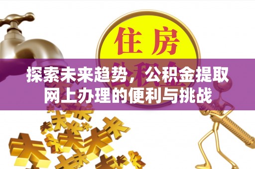 巩义探索未来趋势，公积金提取网上办理的便利与挑战