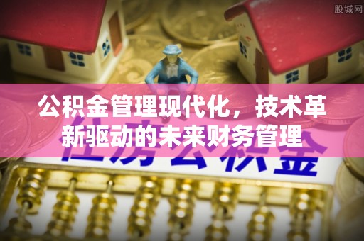 巩义公积金管理现代化，技术革新驱动的未来财务管理